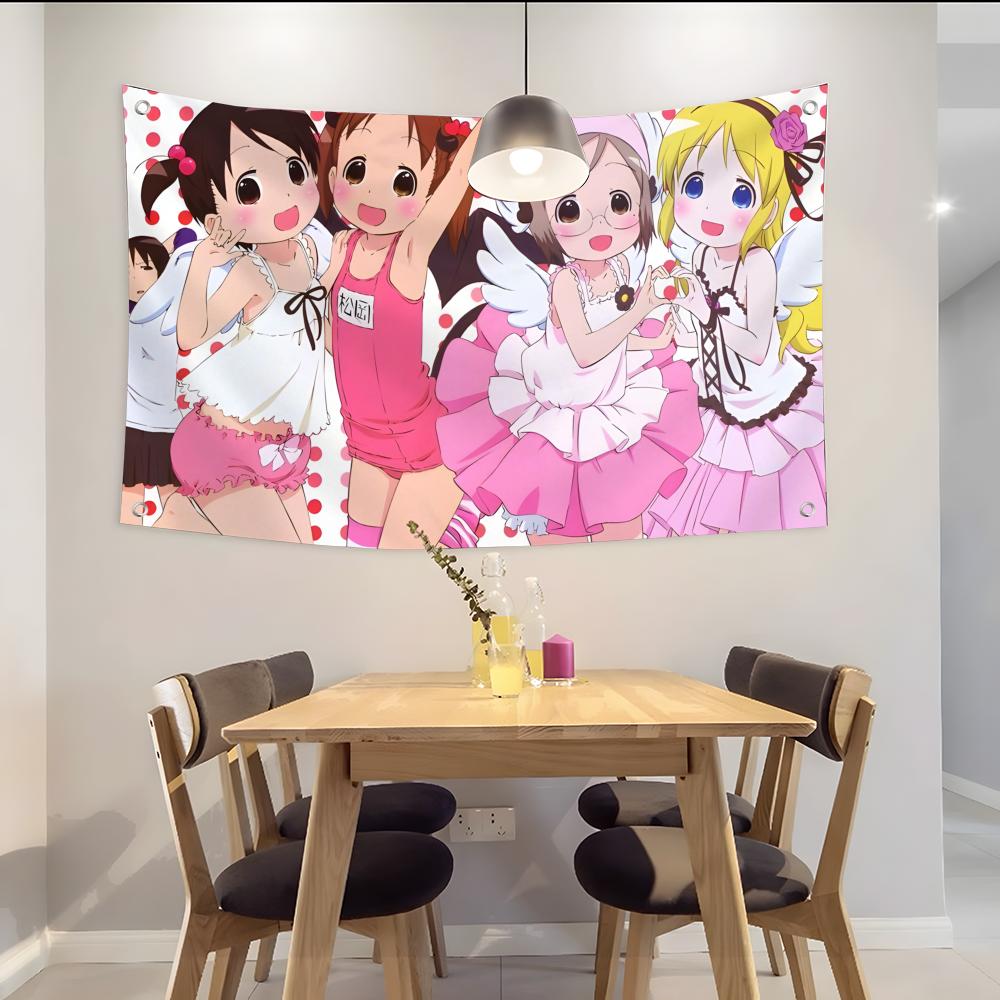 Outdoor Camping Anime - Drapeaux personnalisés en forme de fraises