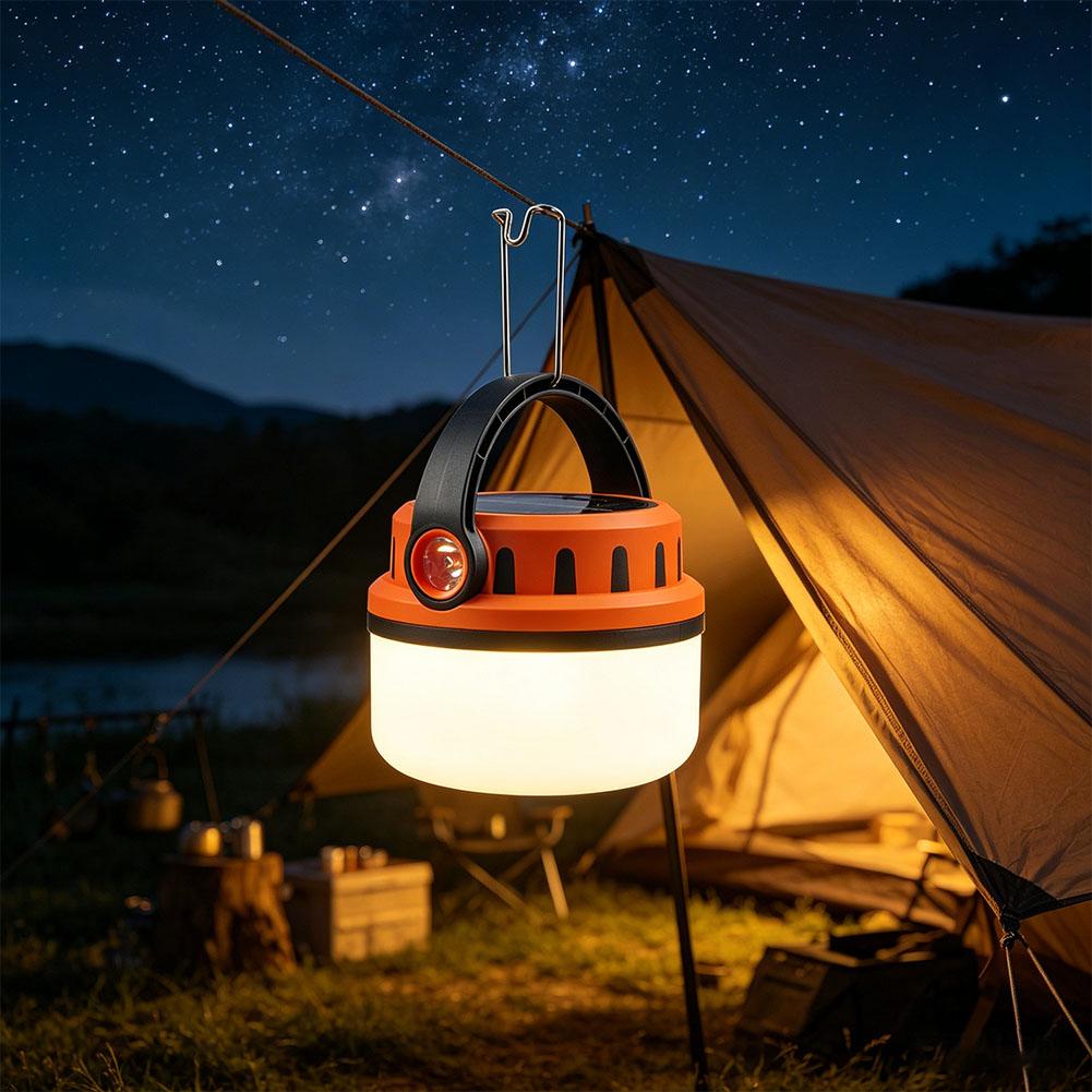 Camping Solar Lantern - Nouvelle lampe de camping solaire rechargeable,