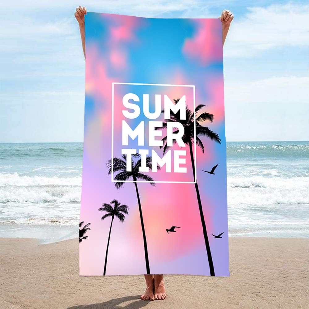 Camp Towel Microfiber - Serviette de plage en microfibre motif