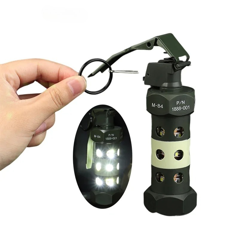 Outdoor Camping Toys - Grenade Flashbang M84 en alliage ABS,