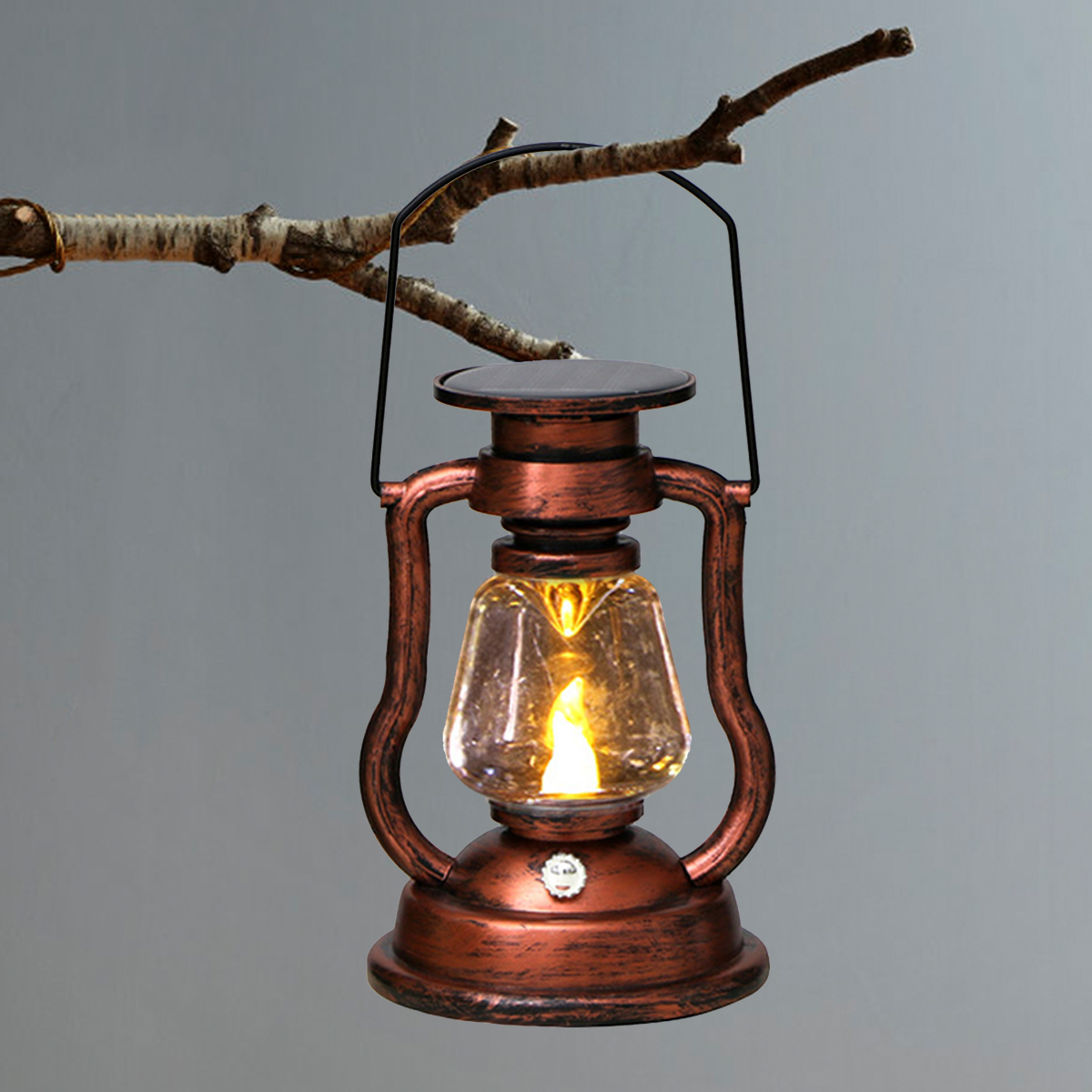Camping Solar Lantern - Lampe d'ambiance rétro LED solaire, lanterne