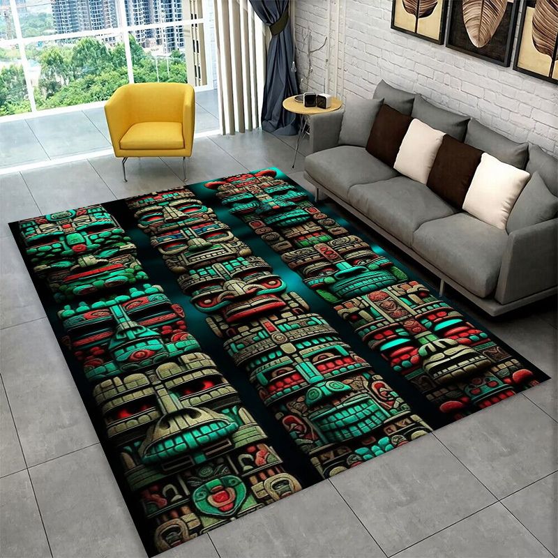 Outdoor Camping Mats Large - Tapis de grande surface motif masque