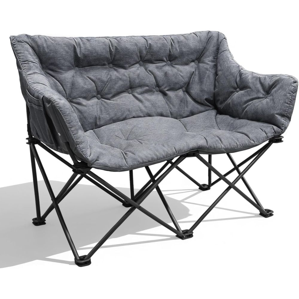 Outdoor Oversized Camping Chair - Fauteuil de camping rembourré surdimensionné et