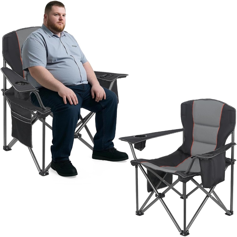 Outdoor Oversized Camping Chair - Lot de 2 chaises de camping