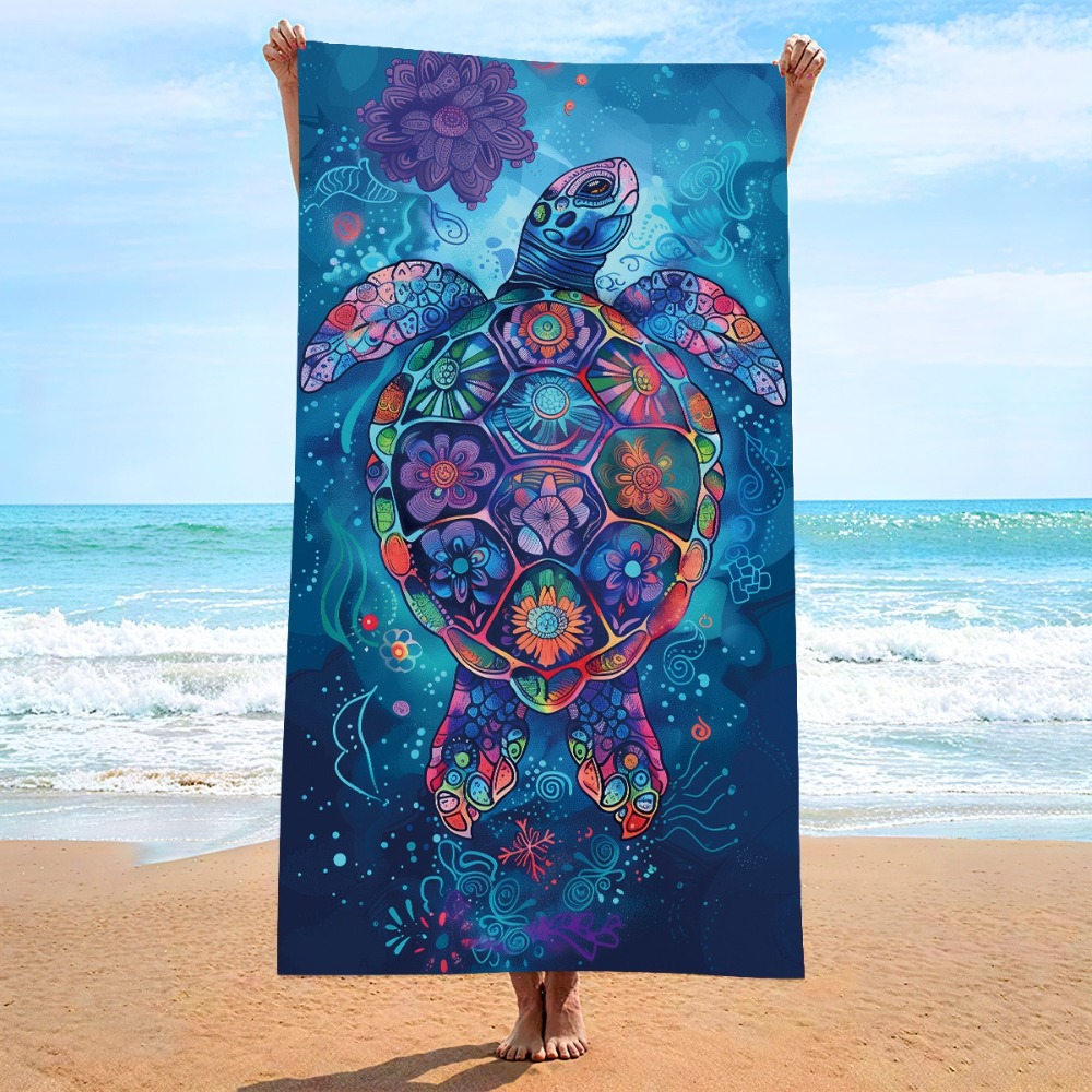 Camp Towel Microfiber - Serviette de plage colorée en forme