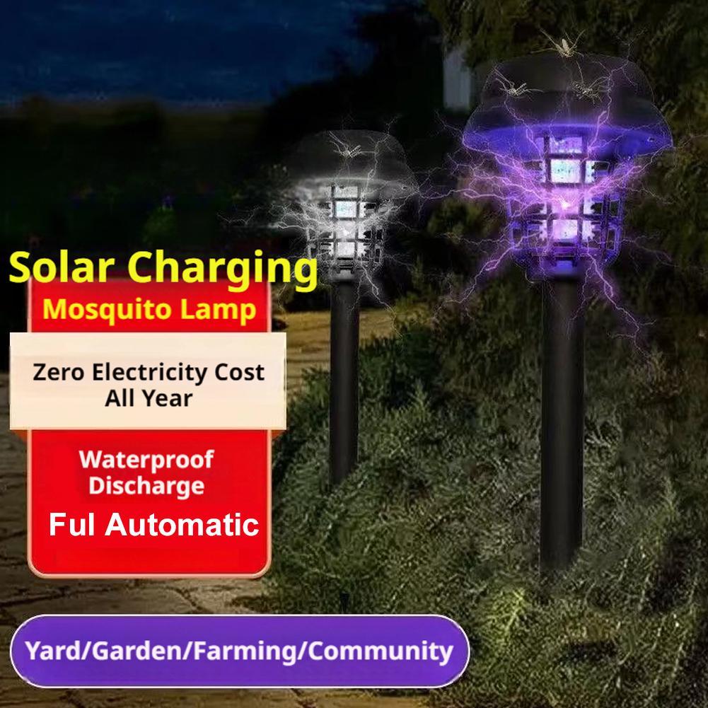 Camping Solar Lantern - Lampe Solaire Anti-Moustiques 4/2/1 Pièces, Répulsif