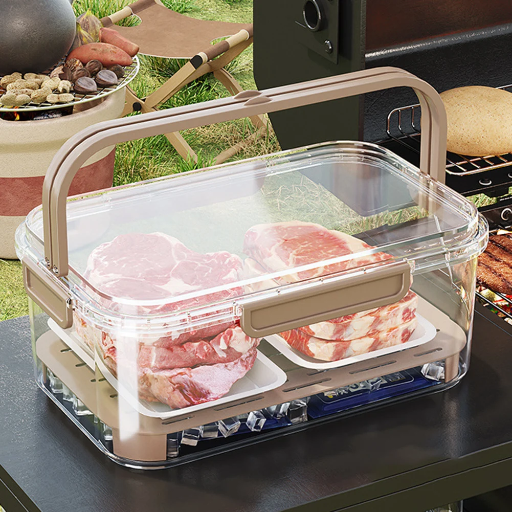 Outdoor Camping Storage Box - Conteneur de stockage des aliments Portable,