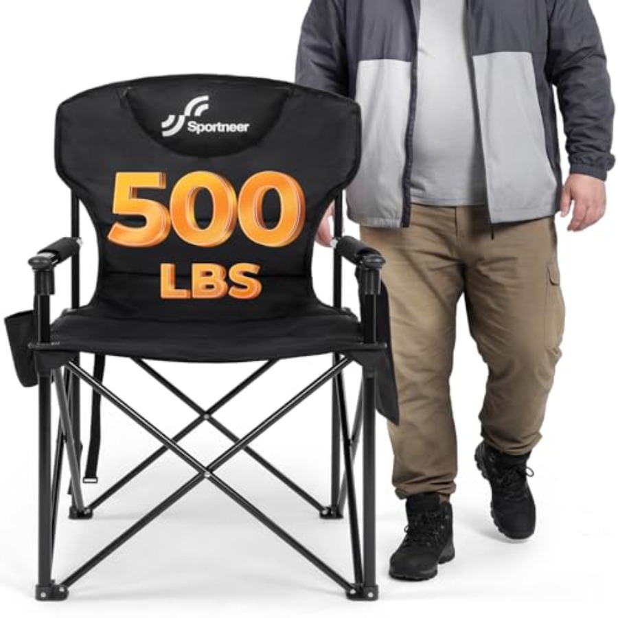 Outdoor Oversized Camping Chair - Chaise de camping d'extérieur : structure