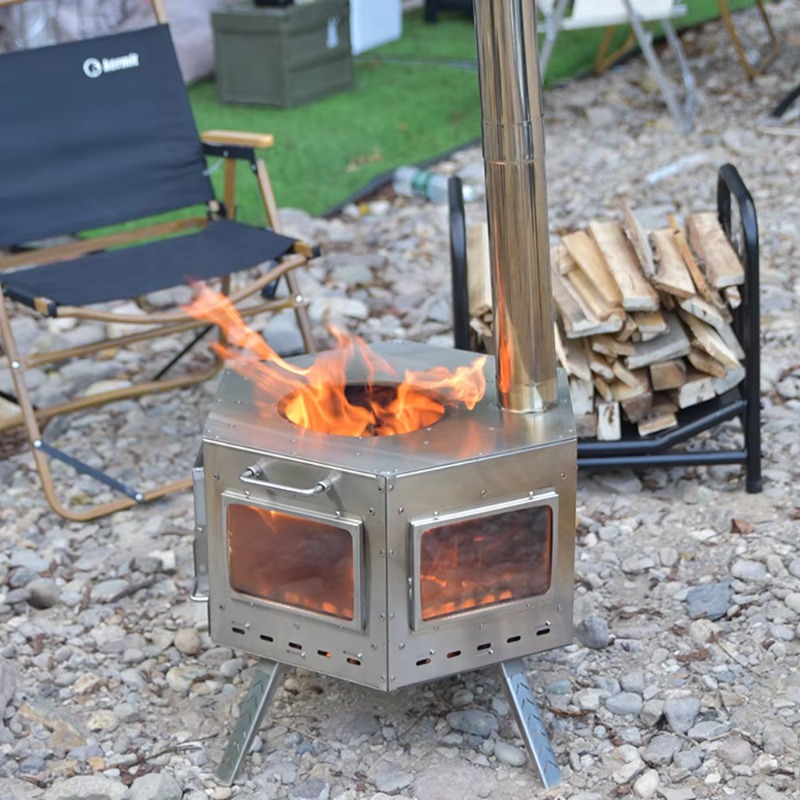 Cooking Outdoor Camping - 【Populaire】Réchaud de camping hexagonal pliable multifonctionnel
