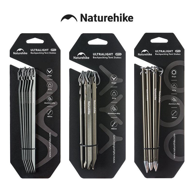 Ultralight Ground Sheet - Piquet de tente Naturehike en alliage