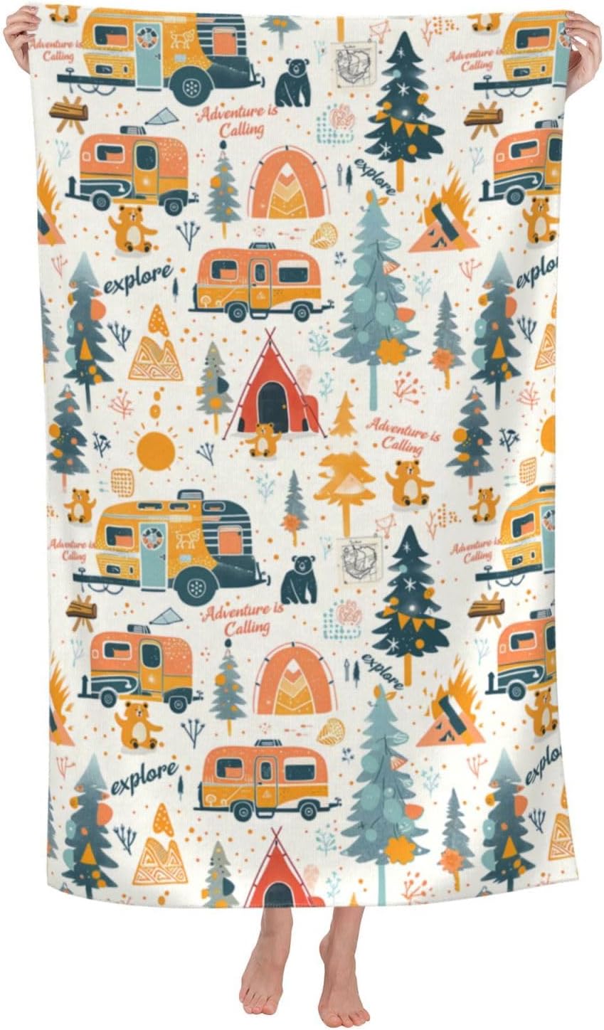 Camp Towel Microfiber - Serviette de plage en microfibre à