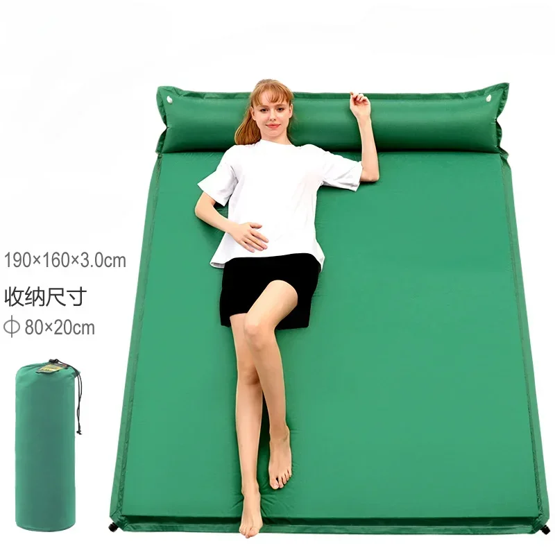 Outdoor Camping Mats Large - Matelas auto-gonflable automatique élargi de 160cm,