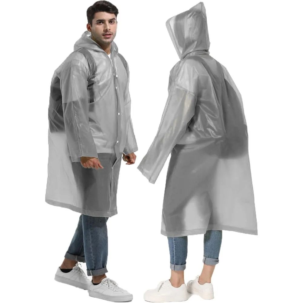 Camping Rain Poncho - ﻿ Poncho de pluie compact réutilisable,