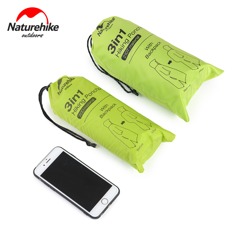 Naturehike – veste de pluie 3  - Camping Rain Poncho avis et prix