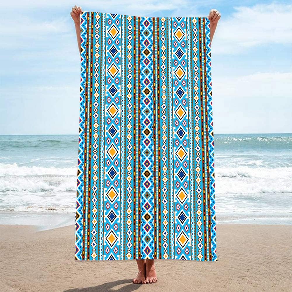 Serviette de plage abstraite 7 - Camp Towel Microfiber avis et prix