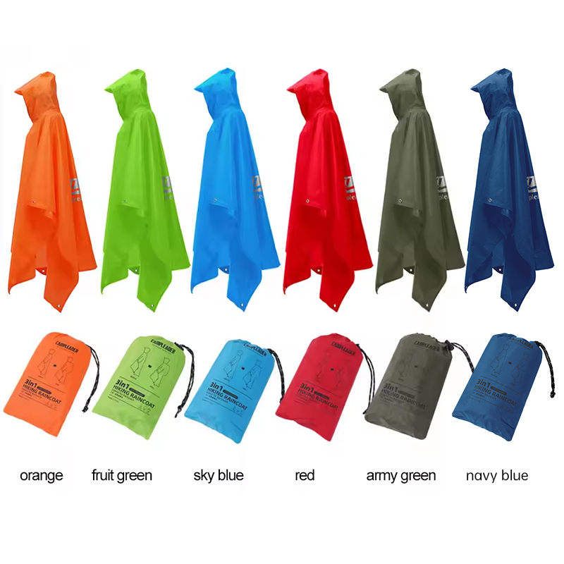 Imperméable 3 en 1 léger pour  - Camping Rain Poncho avis et prix