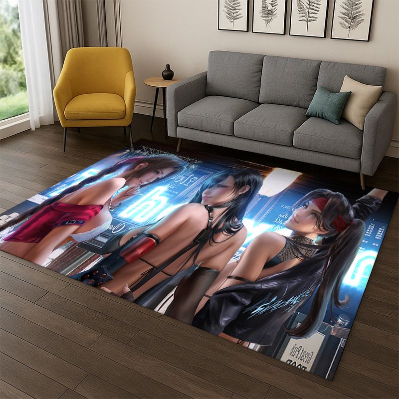 Tapis de dessin animé mignon e - Outdoor Camping Anime avis et prix