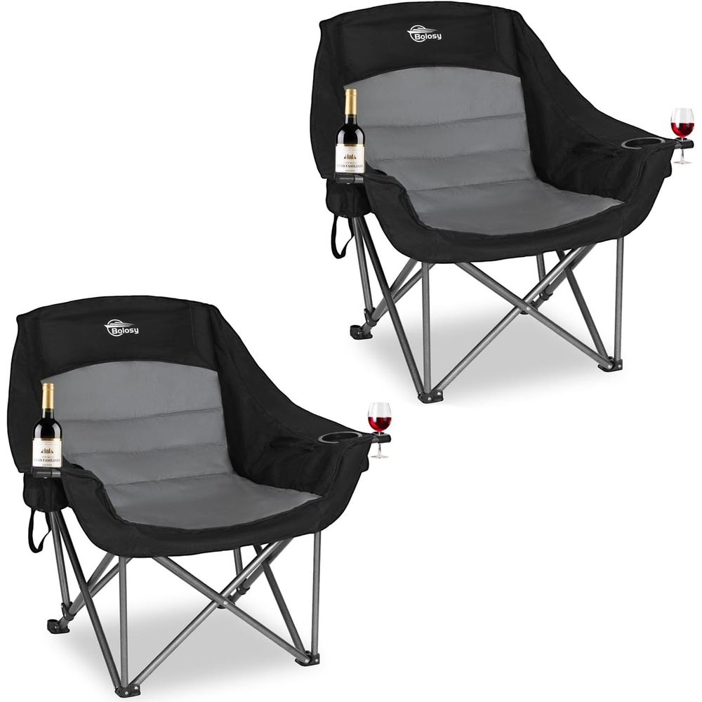 Lot de 2 chaises de camping su - Outdoor Oversized Camping Chair avis et prix