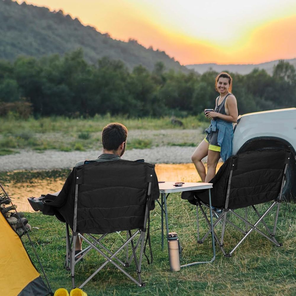 Lot de 2 chaises de camping su - Outdoor Oversized Camping Chair avis et prix