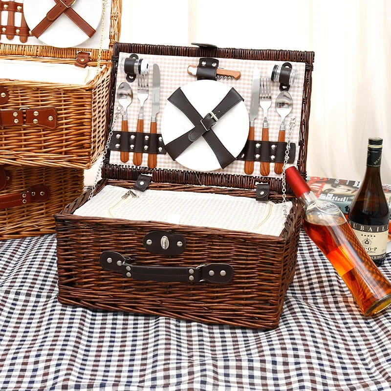 Panier de pique-nique familial - Outdoor Camping Storage Box avis et prix