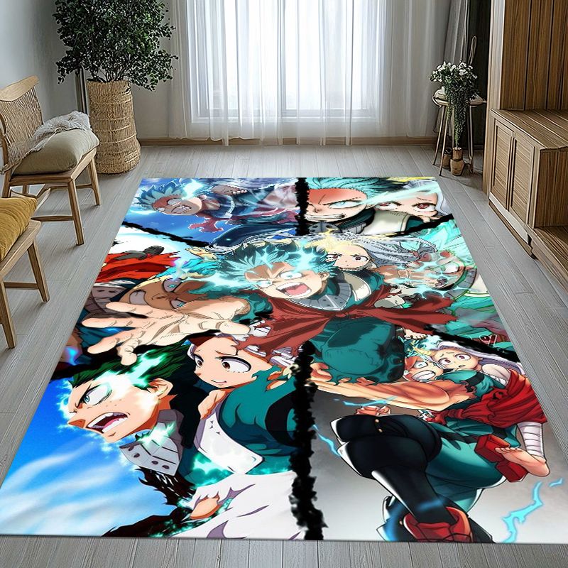 Tapis antidérapant pour salon, - Outdoor Camping Anime avis et prix