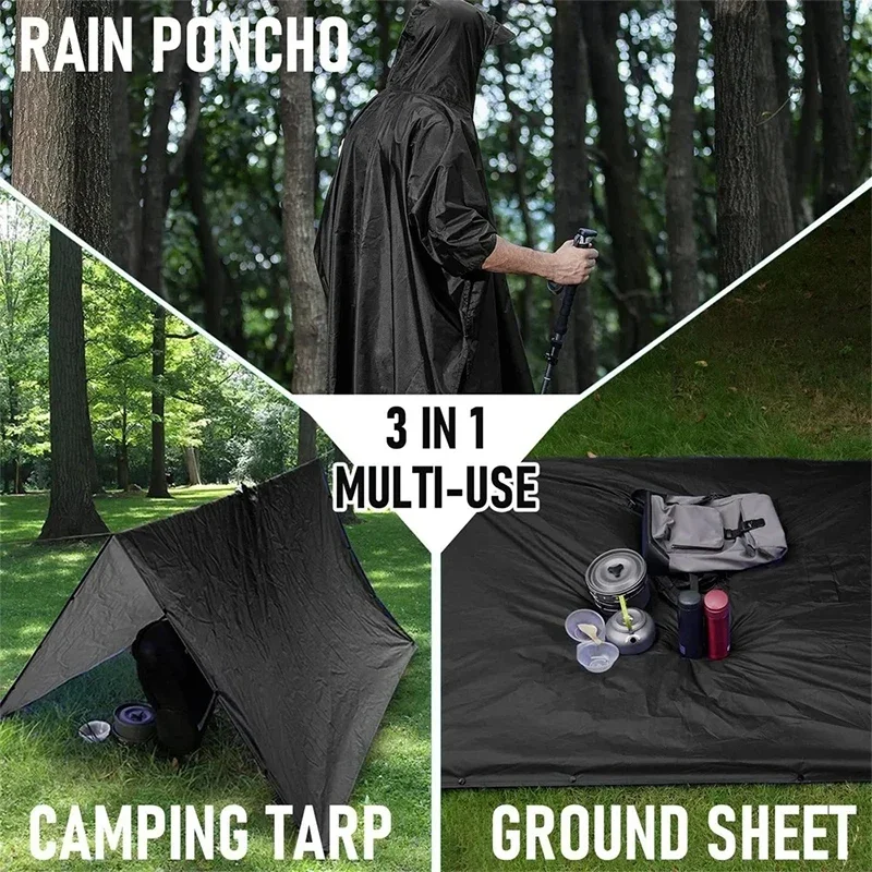 Manteau imperméable militaire  - Camping Rain Poncho avis et prix