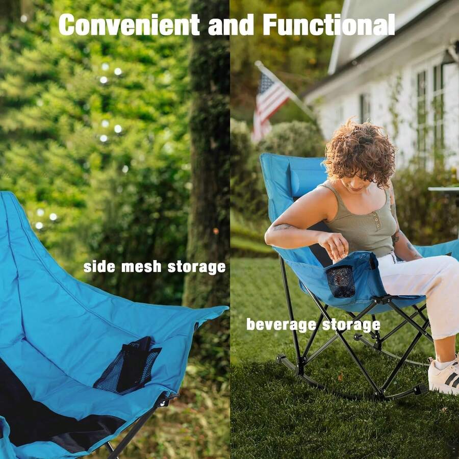 Chaise de camping pliante d'ex - Outdoor Oversized Camping Chair avis et prix