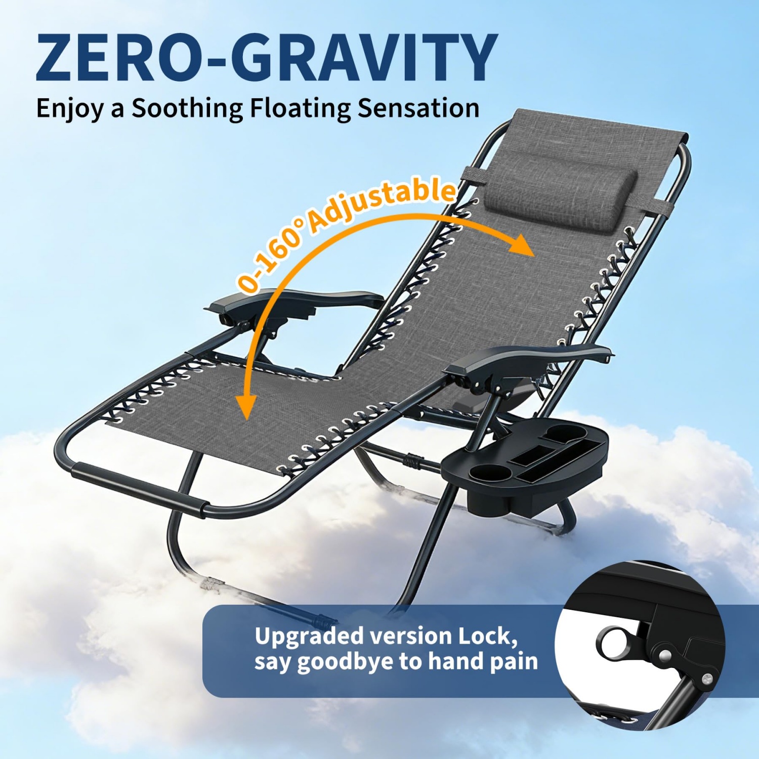 Lot de 2 chaises zéro gravité  - Outdoor Camping Decke avis et prix