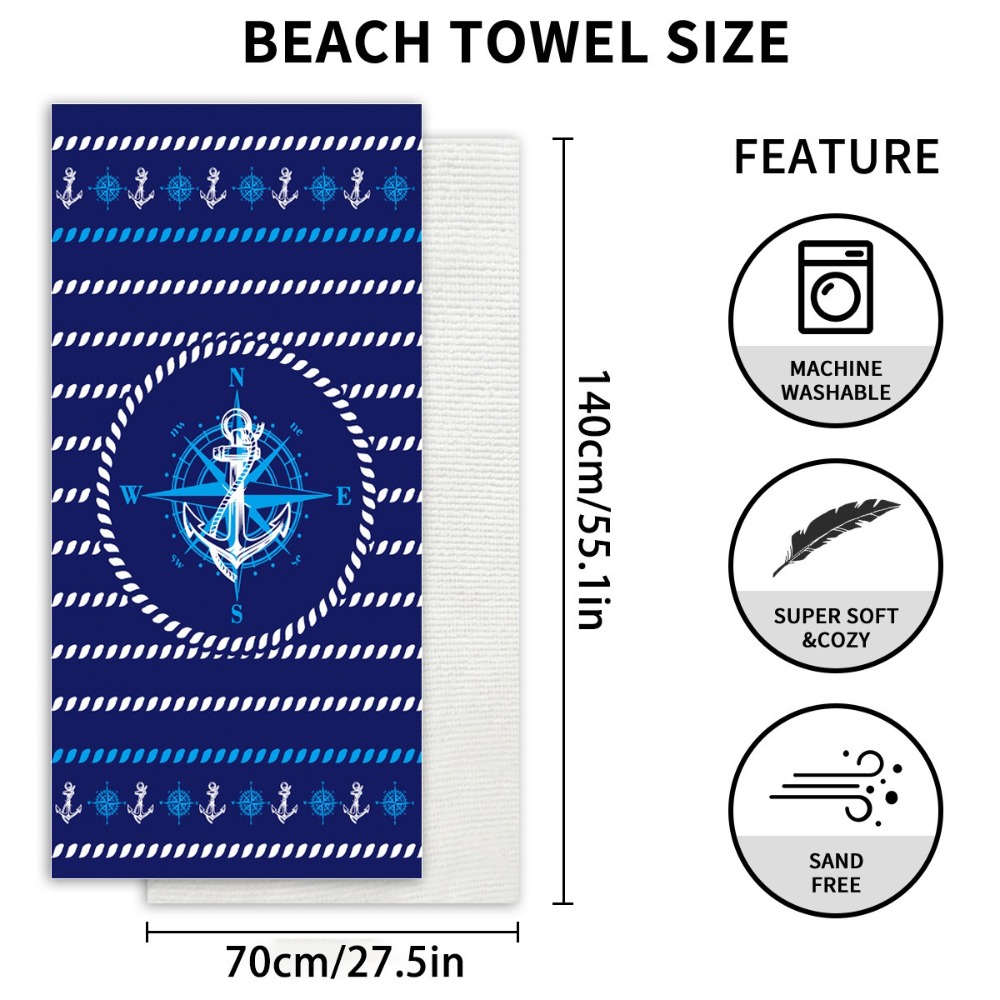 Serviette de plage à motif HAM - Camp Towel Microfiber avis et prix