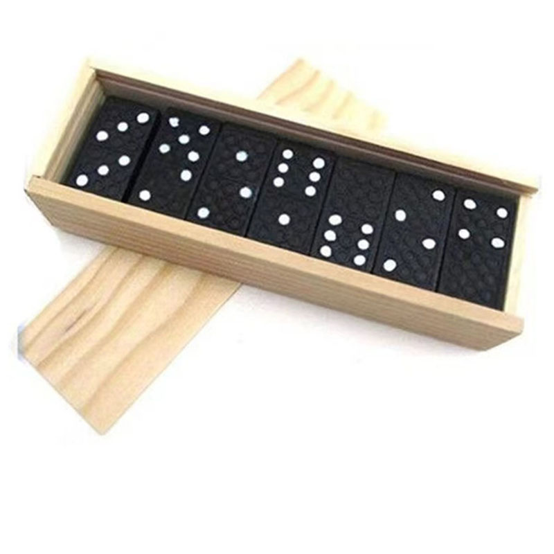 Jeu de dominos en bois 28 pièc - Outdoor Camping Toys avis et prix