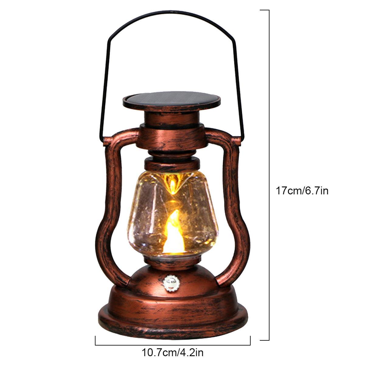 Lampe d'ambiance rétro LED sol - Camping Solar Lantern avis et prix