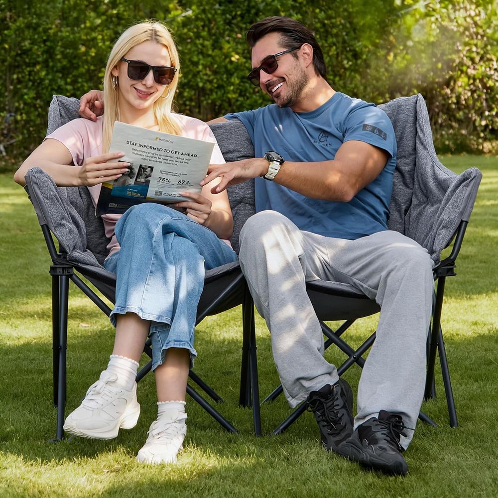 Fauteuil de camping rembourré  - Outdoor Oversized Camping Chair avis et prix