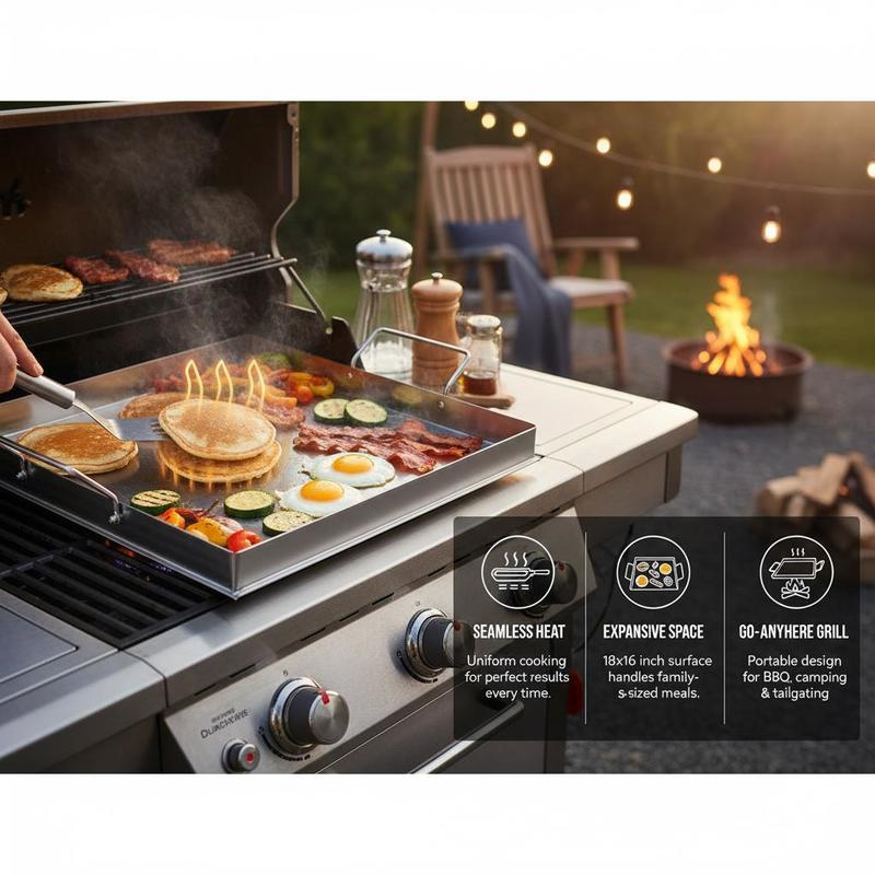 Plaque de cuisson universelle  - Cooking Outdoor Camping avis et prix
