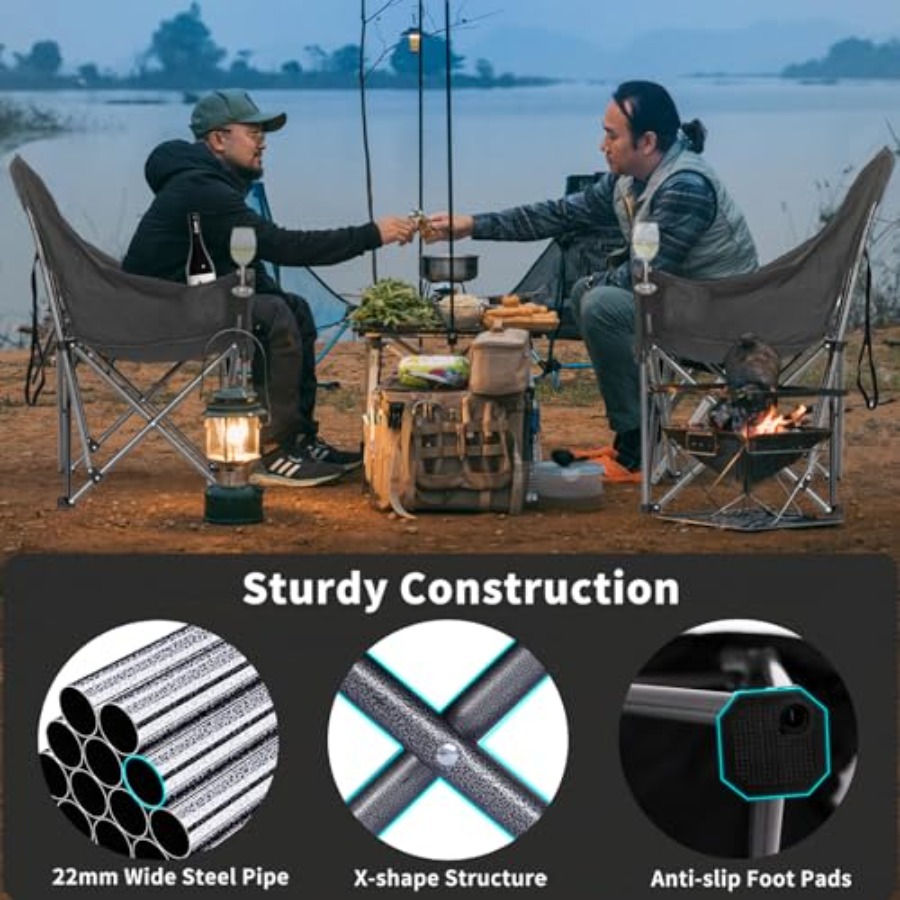 Chaises de camping surdimensio - Outdoor Oversized Camping Chair avis et prix