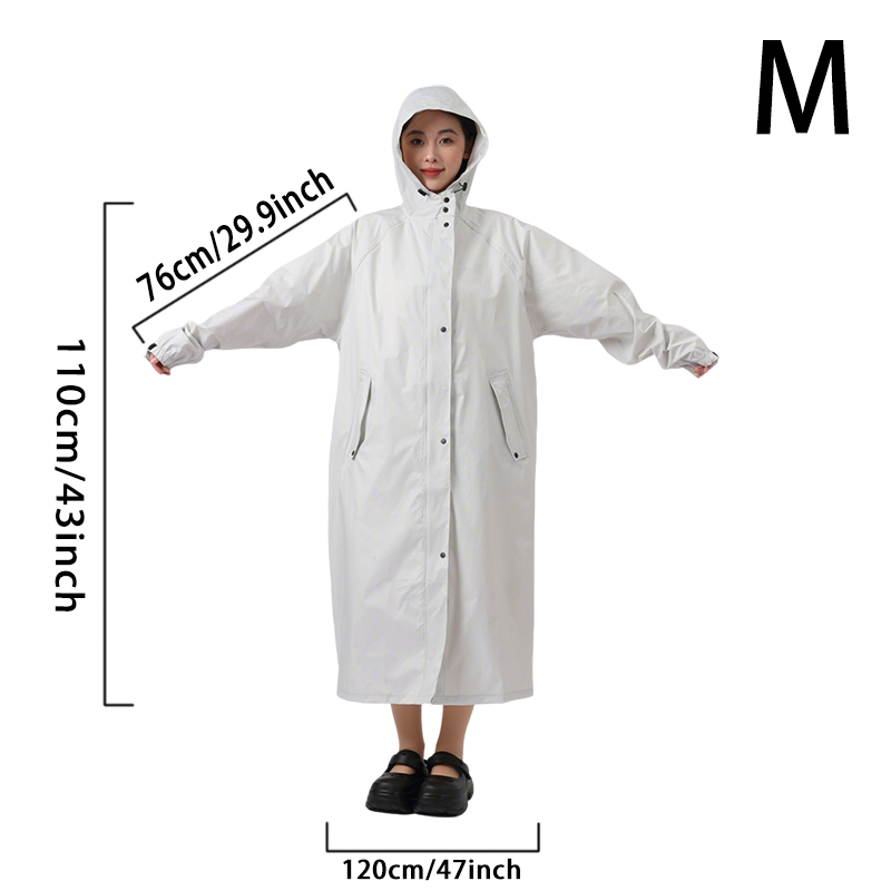 Veste de pluie longue à capuch - Camping Rain Poncho avis et prix