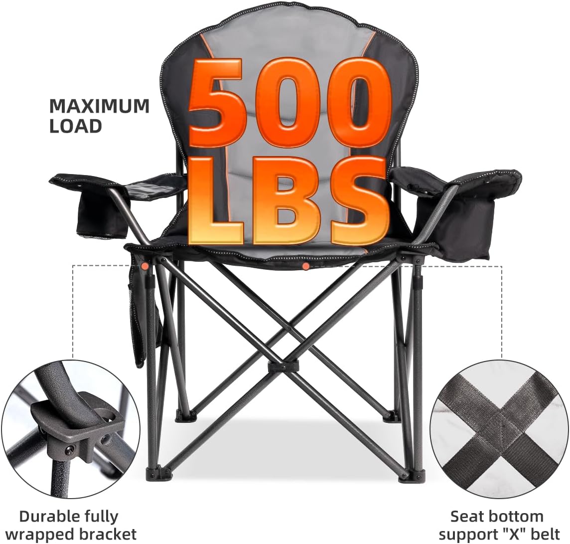 Chaise de camping pliable surd - Outdoor Oversized Camping Chair avis et prix