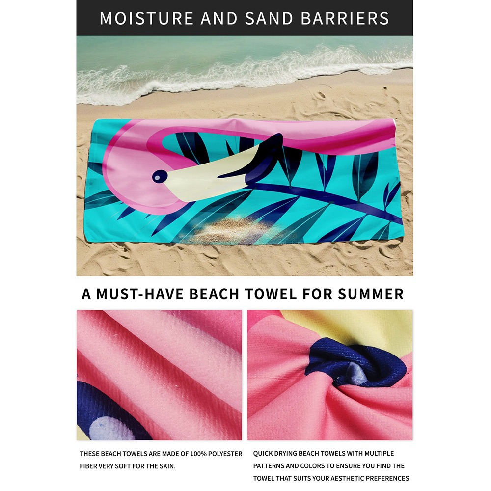 Serviette de plage colorée en  - Camp Towel Microfiber avis et prix
