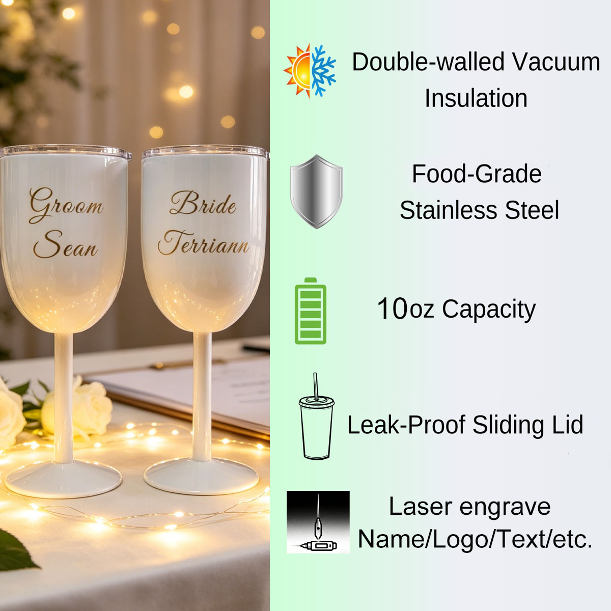 Verres à vin personnalisés en  - Outdoor Camping Items avis et prix
