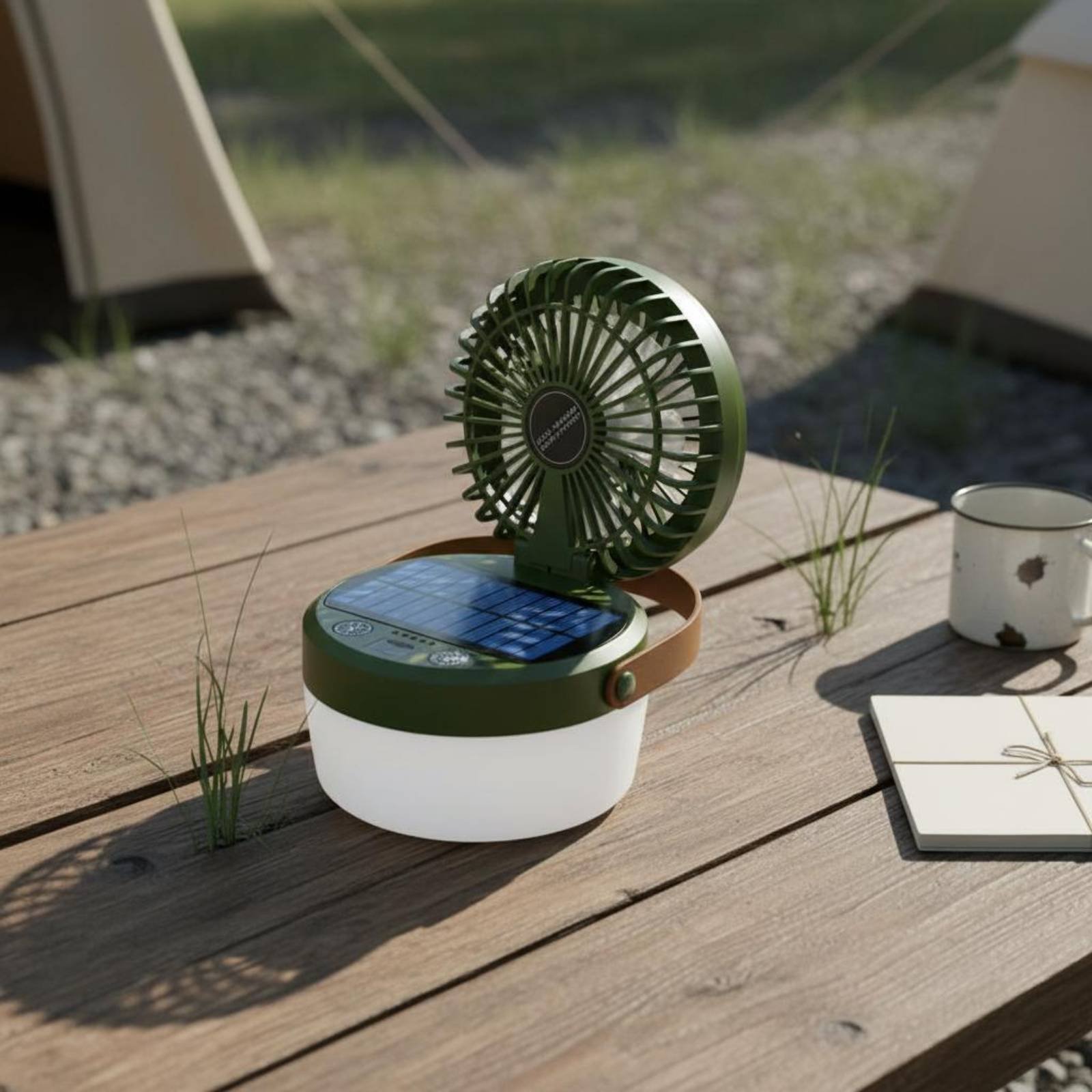 Ventilateur solaire de camping - Camping Solar Lantern avis et prix
