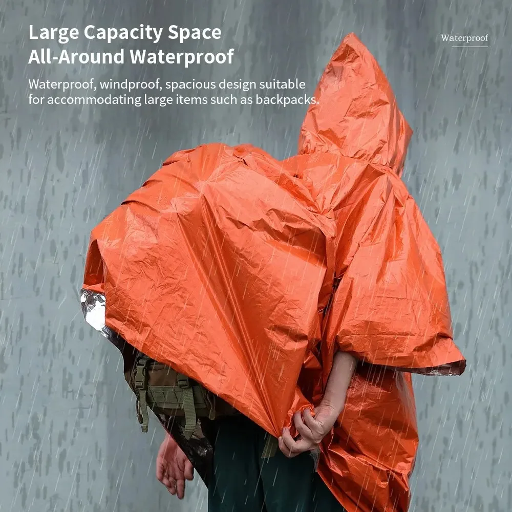 Poncho imperméable d'urgence,  - Camping Rain Poncho avis et prix