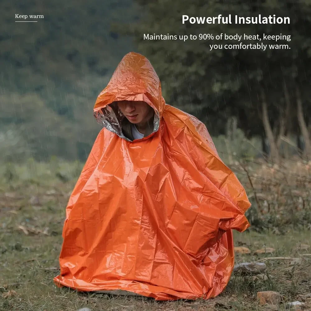 Poncho imperméable d'urgence,  - Camping Rain Poncho avis et prix