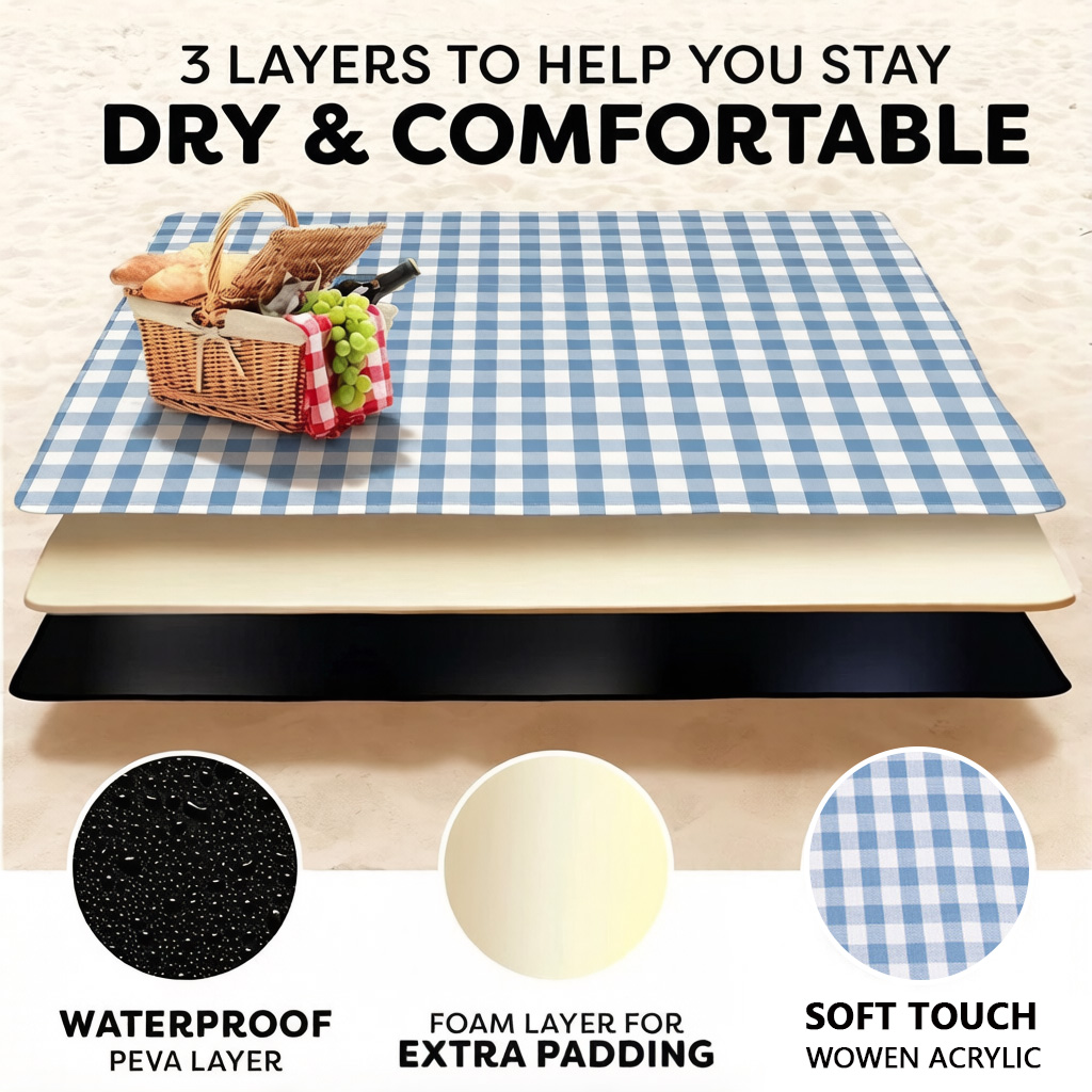 SSUNTAK Grande couverture de p - Outdoor Camping Mats Large avis et prix