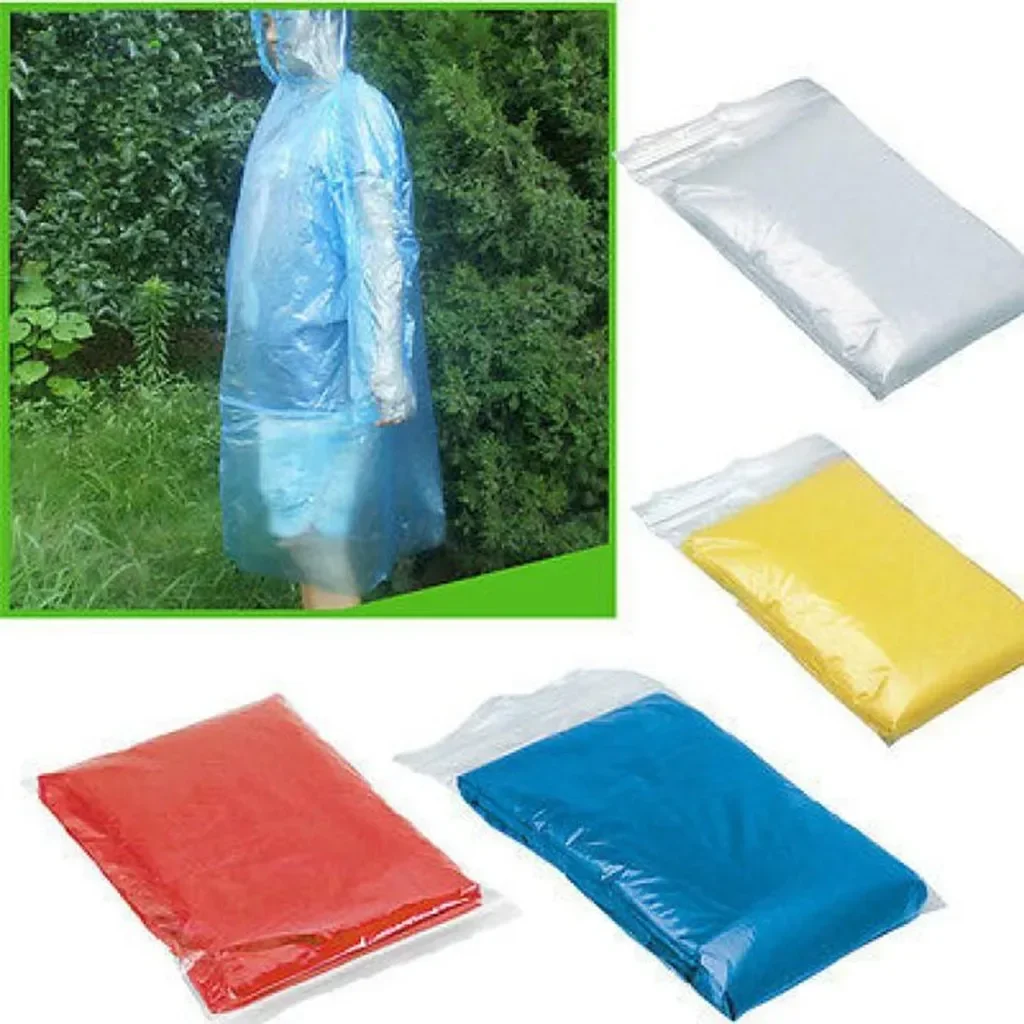 5/10PC imperméable jetable Adu - Camping Rain Poncho avis et prix