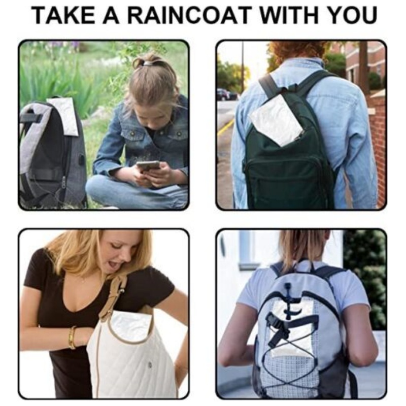 Poncho Imperméable Transparent - Camping Rain Poncho avis et prix