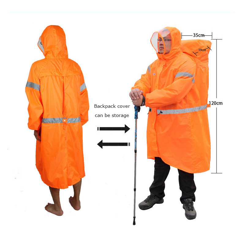 Sac à dos réfléchissant unisex - Camping Rain Poncho avis et prix
