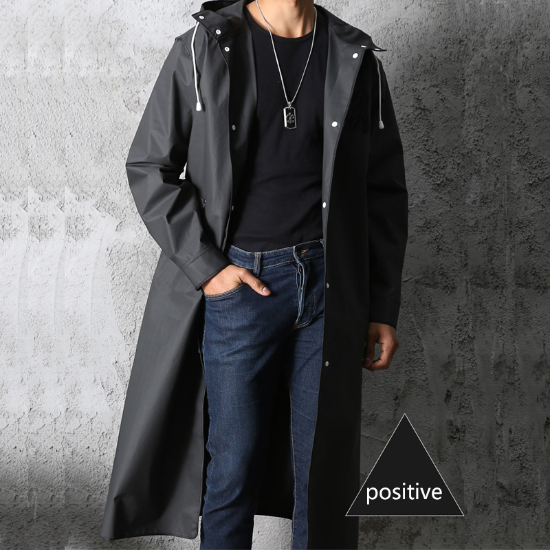 Noir mode adulte imperméable L - Camping Rain Poncho avis et prix
