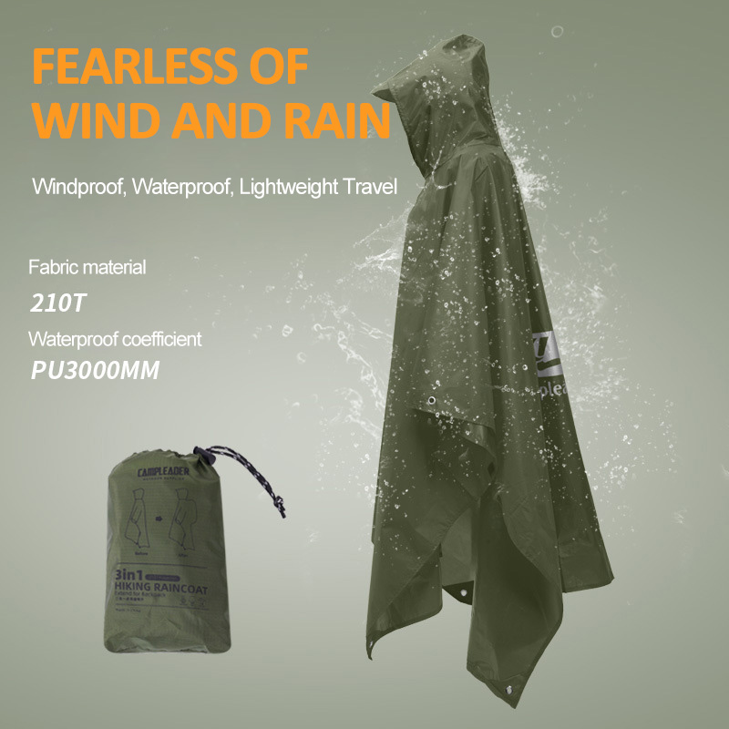 Manteau imperméable d'extérieu - Camping Rain Poncho avis et prix
