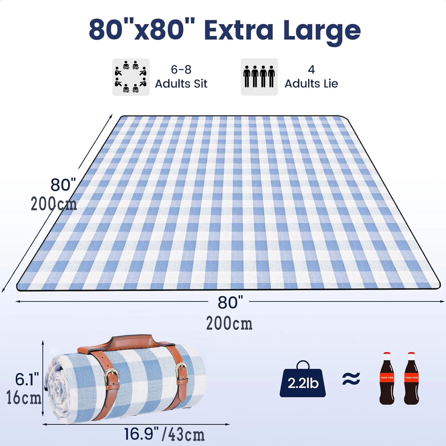 Couverture de pique-nique ZHUO - Outdoor Camping Mats Large avis et prix