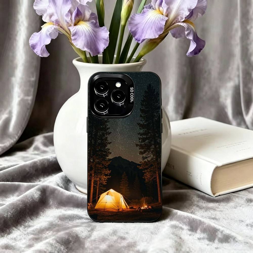 Coque de téléphone pour campin - Outdoor Camping Anime avis et prix