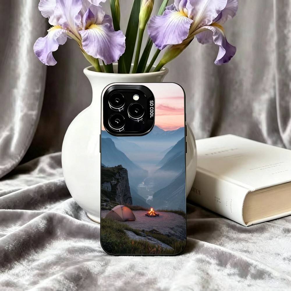 Coque de téléphone pour campin - Outdoor Camping Anime avis et prix